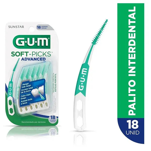 Soft Picks Advanced GUM 18 Unidades